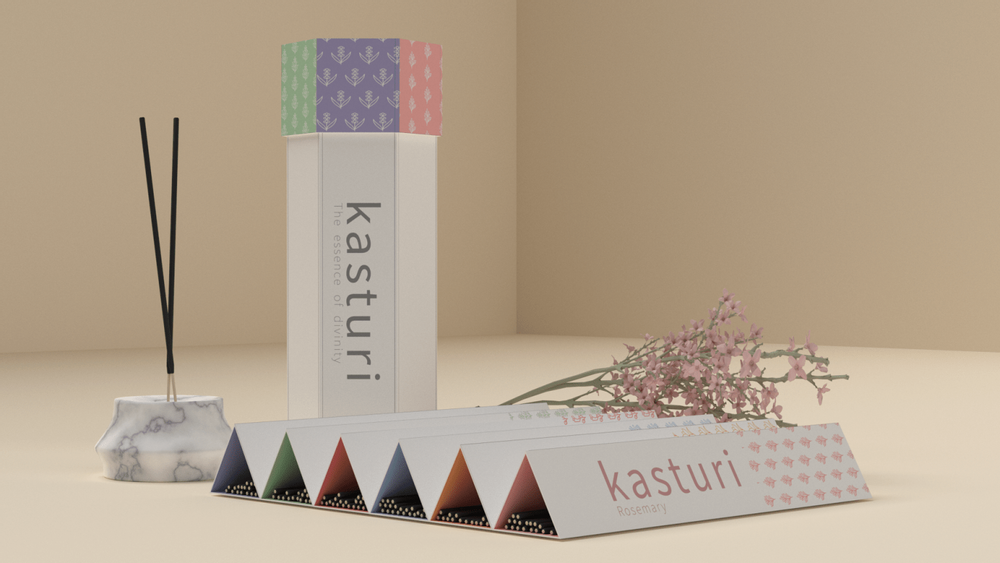 Packaging Design - Kasturi Incense Stick