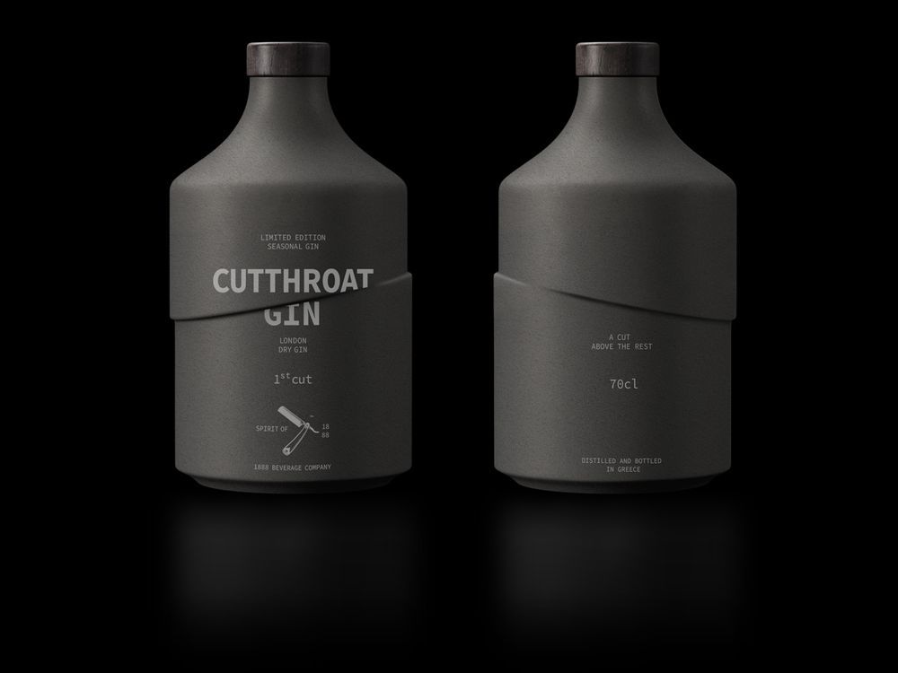 Packaging design - Cutthroat Gin and Tonic